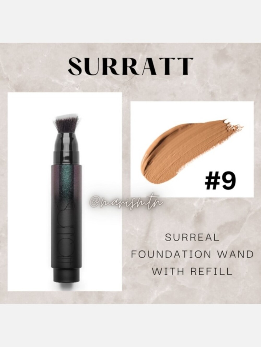 NIB #9 Surratt Surreal Foundation Primer Wand Golden Tan